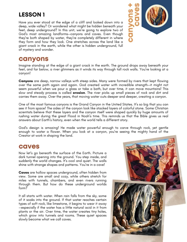 Canyons + Caves Preview Page 6