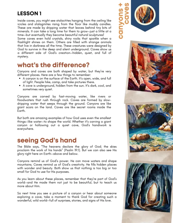 Canyons + Caves Preview Page 7
